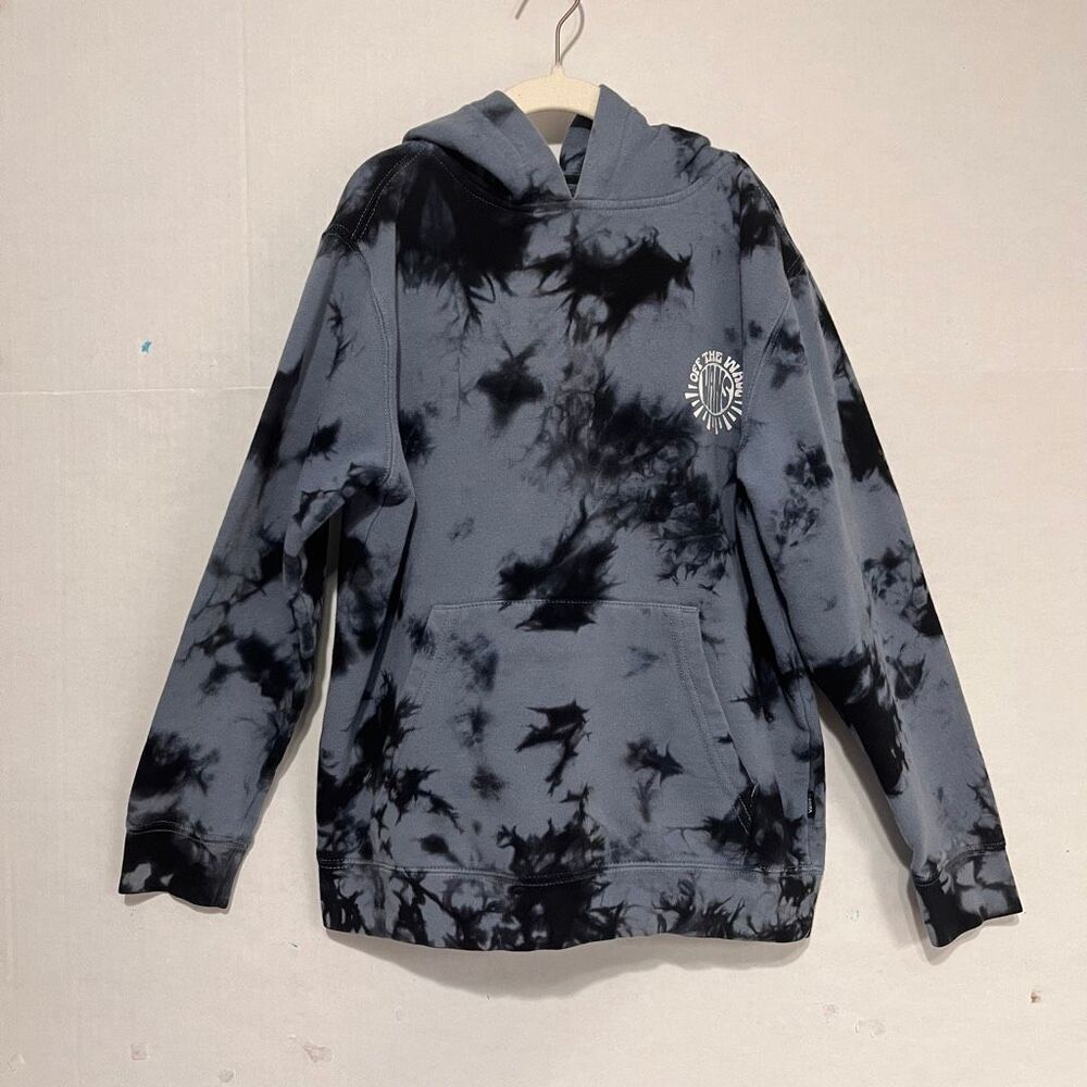 Vans Blue Tie Dye Hoodie Boys Size M